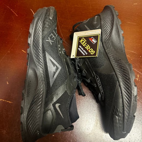 Nike Womens Triple Black Pegasus Trail 3 GTX DC8794-001 Running Shoes US 9.5